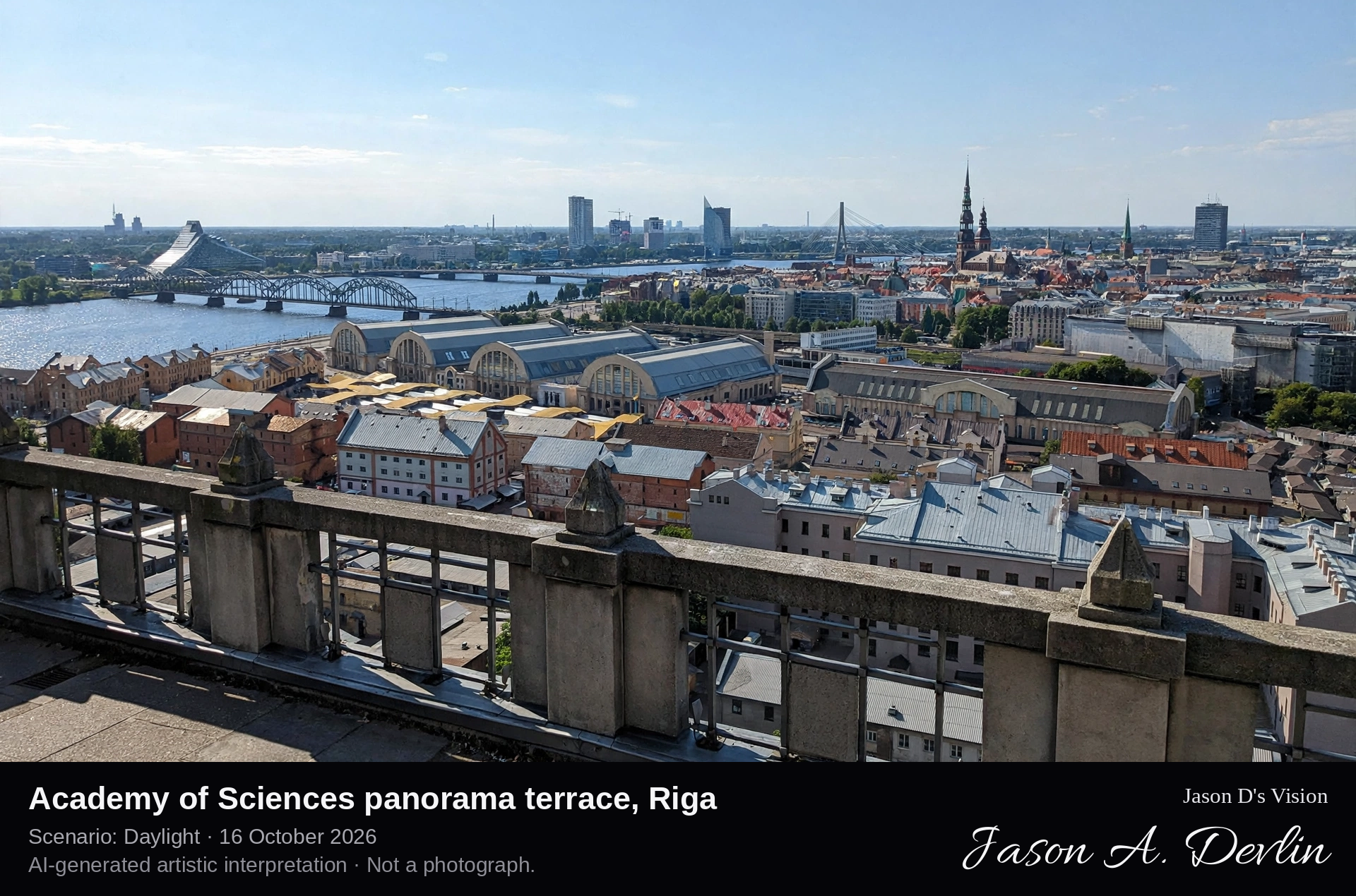 Academy of Sciences panorama terrace, Riga