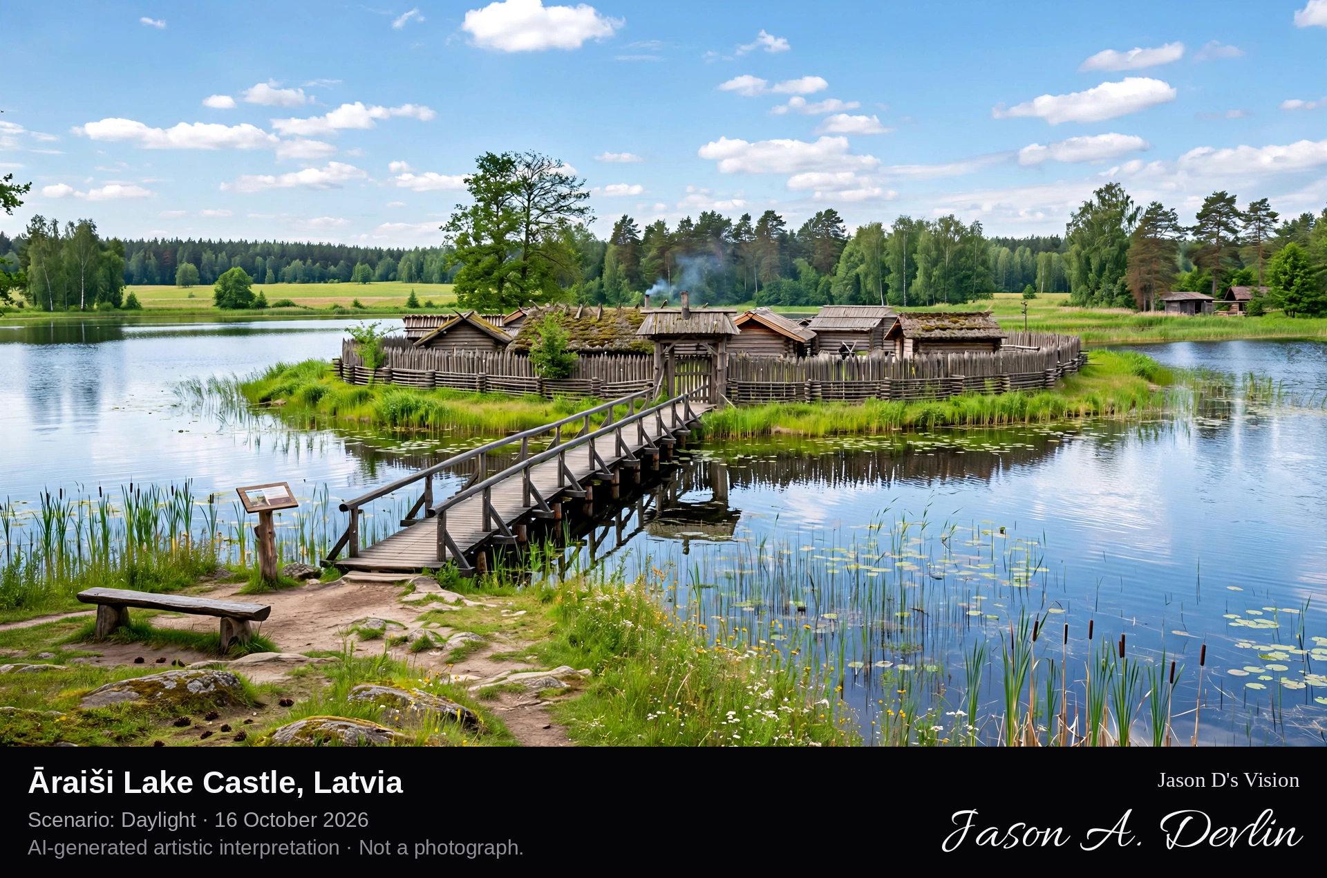 Āraiši Lake Castle, Latvia