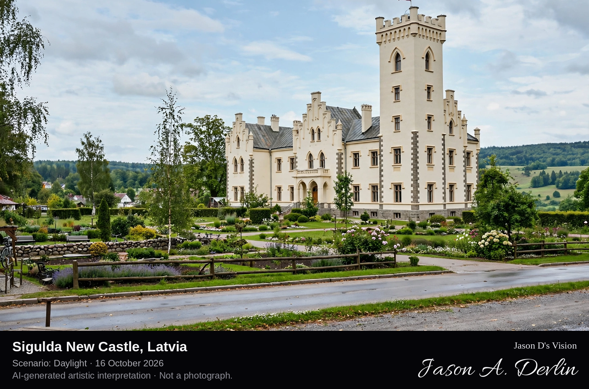 Sigulda New Castle, Latvia