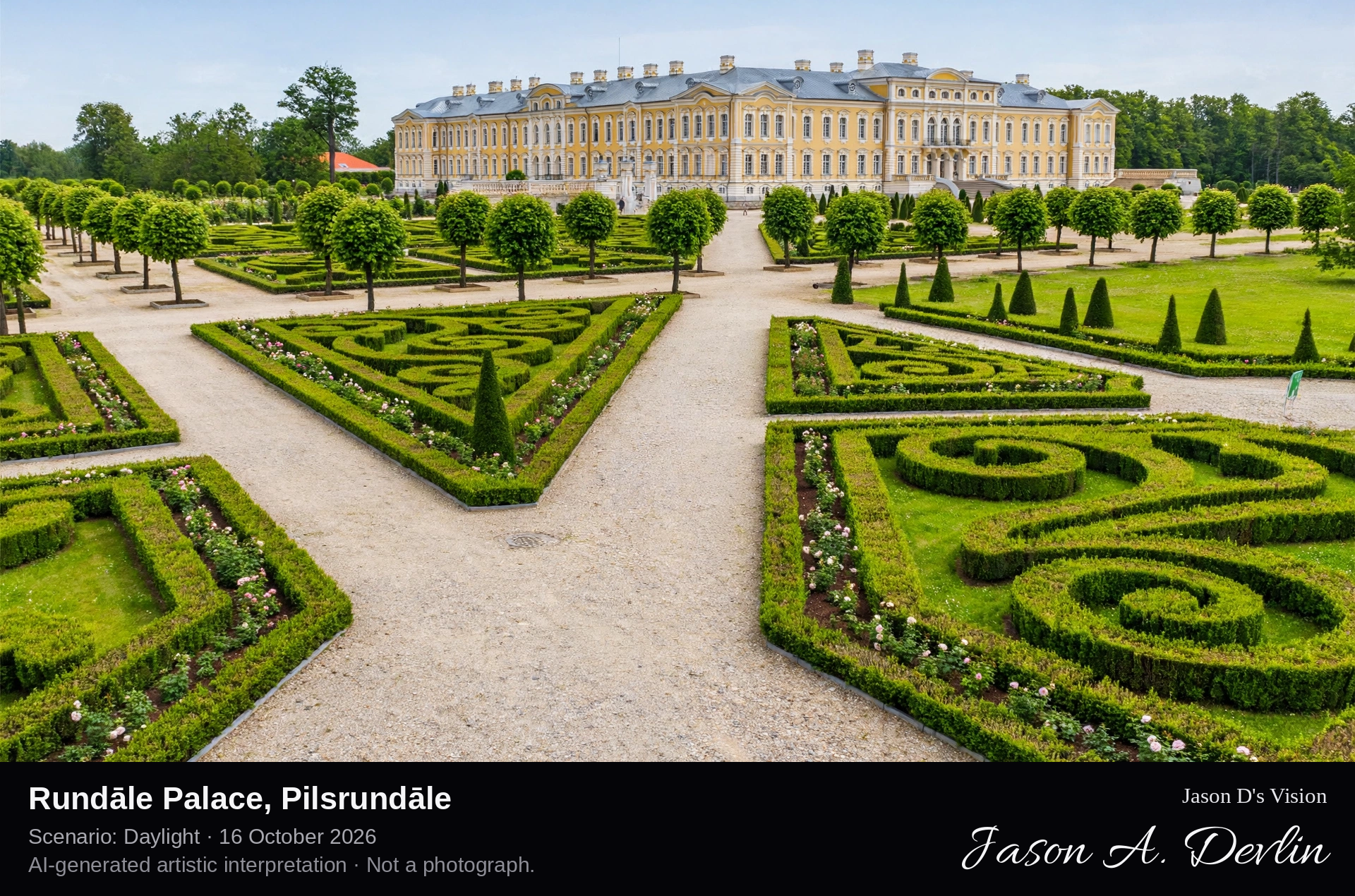 Rundāle Palace, Pilsrundāle