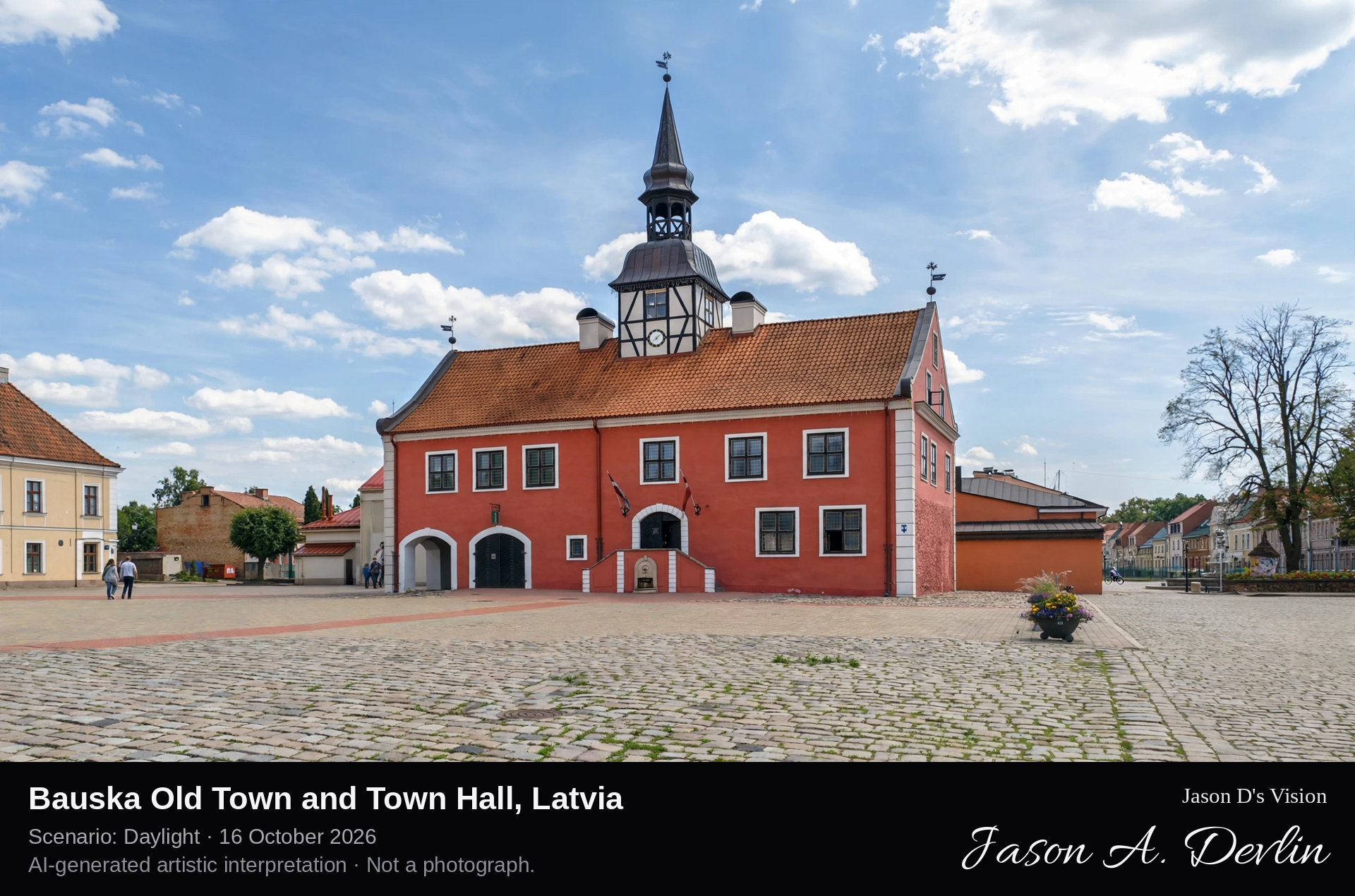 Bauska Old Town and Town Hall, Latvia