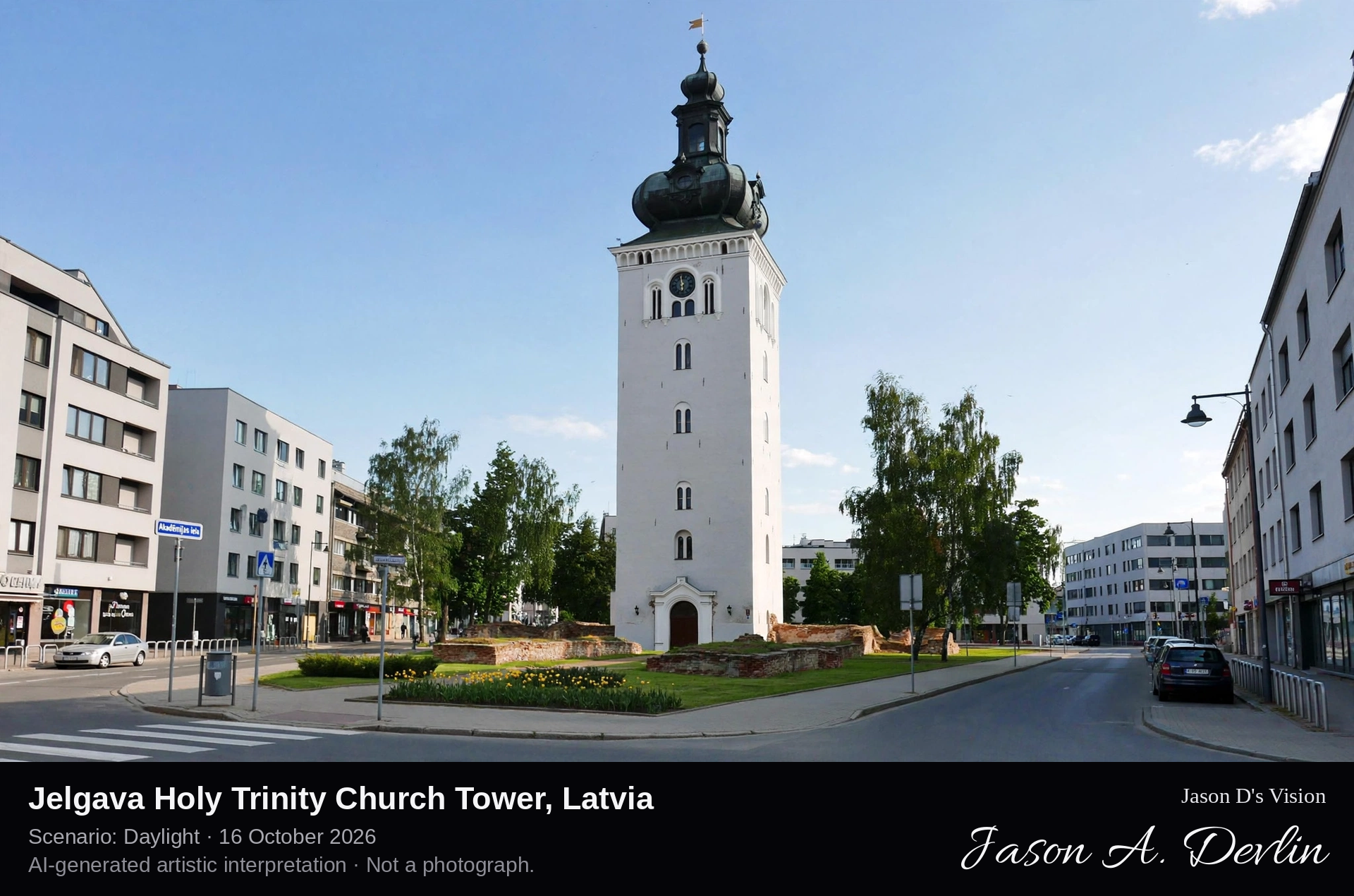 Jelgava Holy Trinity Church Tower, Latvia