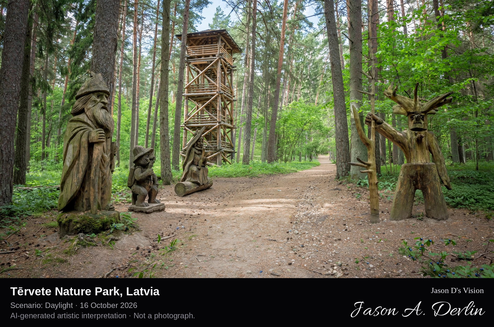 Tērvete Nature Park, Latvia